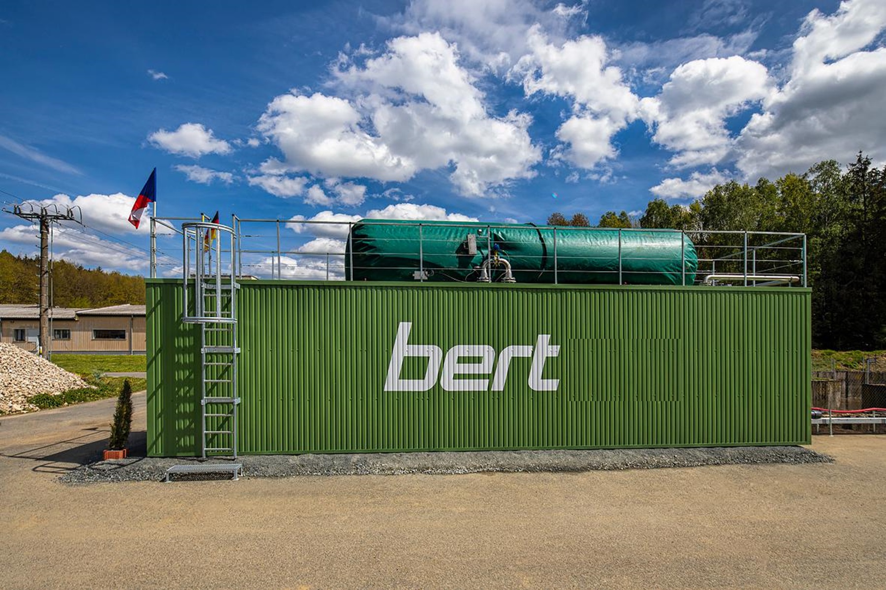 Bert biogas plant, BertCEE Petrovice, Czech Republic